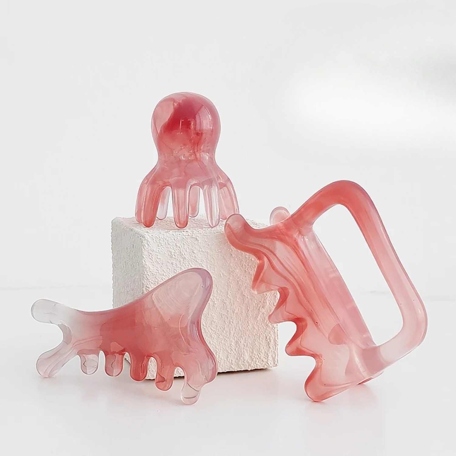 Power Tools Usa - 3PCS Gua Sha Massage Tools Resin