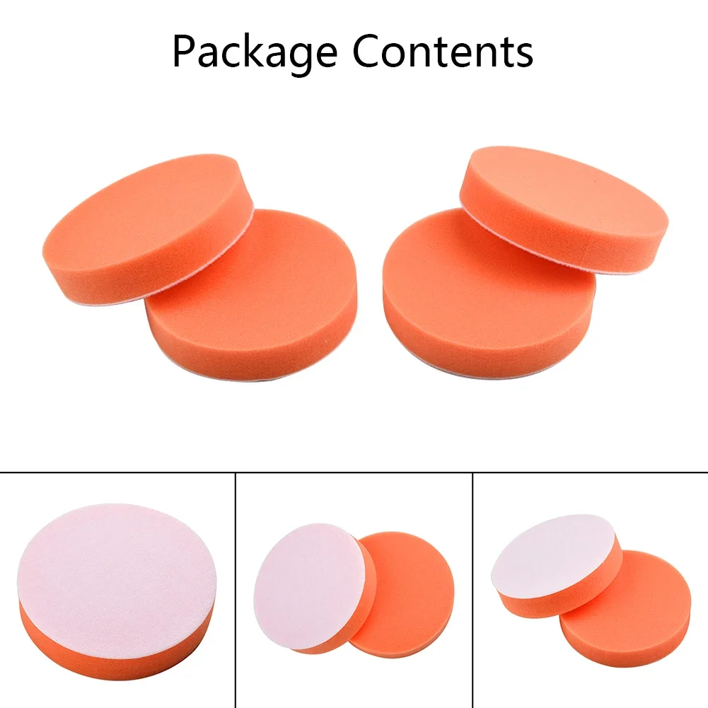4Pcs 125mm Car Polishing Spong - Power Tools Orange 评论和价格