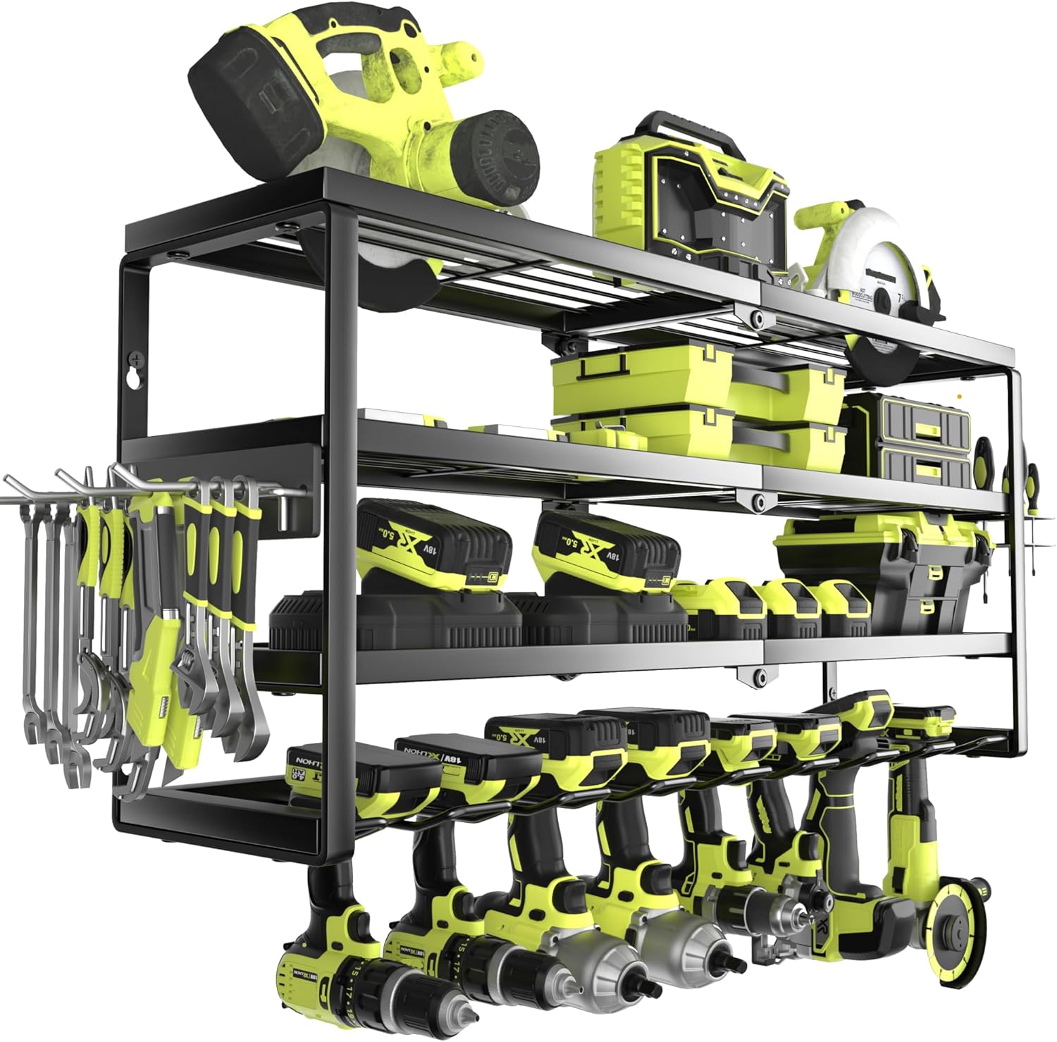4 Layer Wall Mount Power Tool  - Power Tools Toolstation 评论和价格