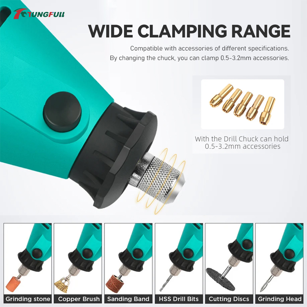TUNGFULL Mini Electric Grinder - Power Tools Kits 评论和价格