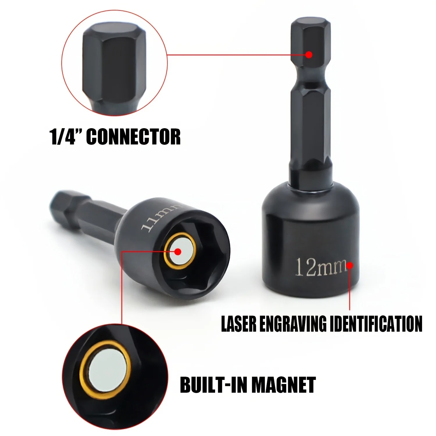 Strong Magnetic Hex Shank Nut  - Power Tools For Sale 评论和价格