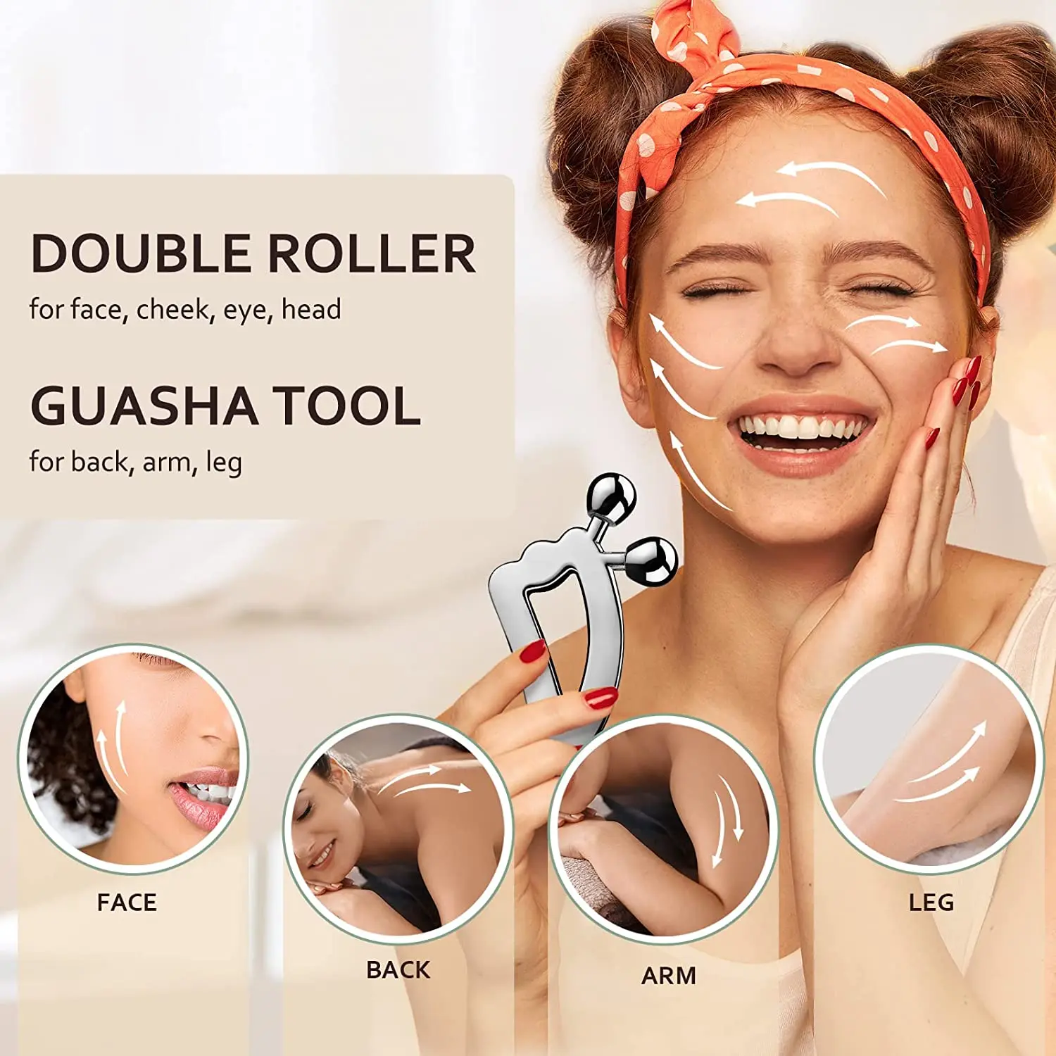 3D Facial Roller & Gua Sha Too - Power Tools Usa 评论和价格