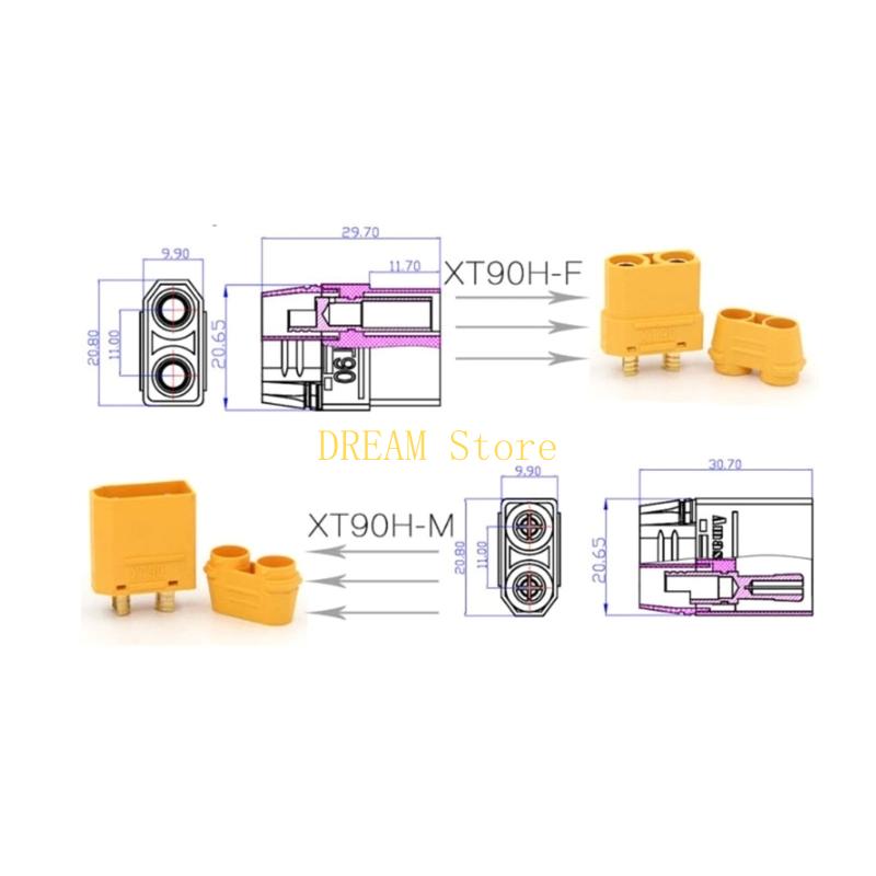 High Current XT90 Connector Wi - Power Tools For Sale 评论和价格