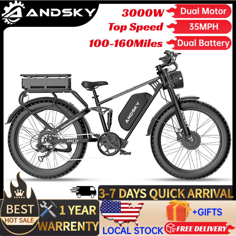 ANDSKY Apex50 AWD Electric Bik - Power Tools World 评论和价格